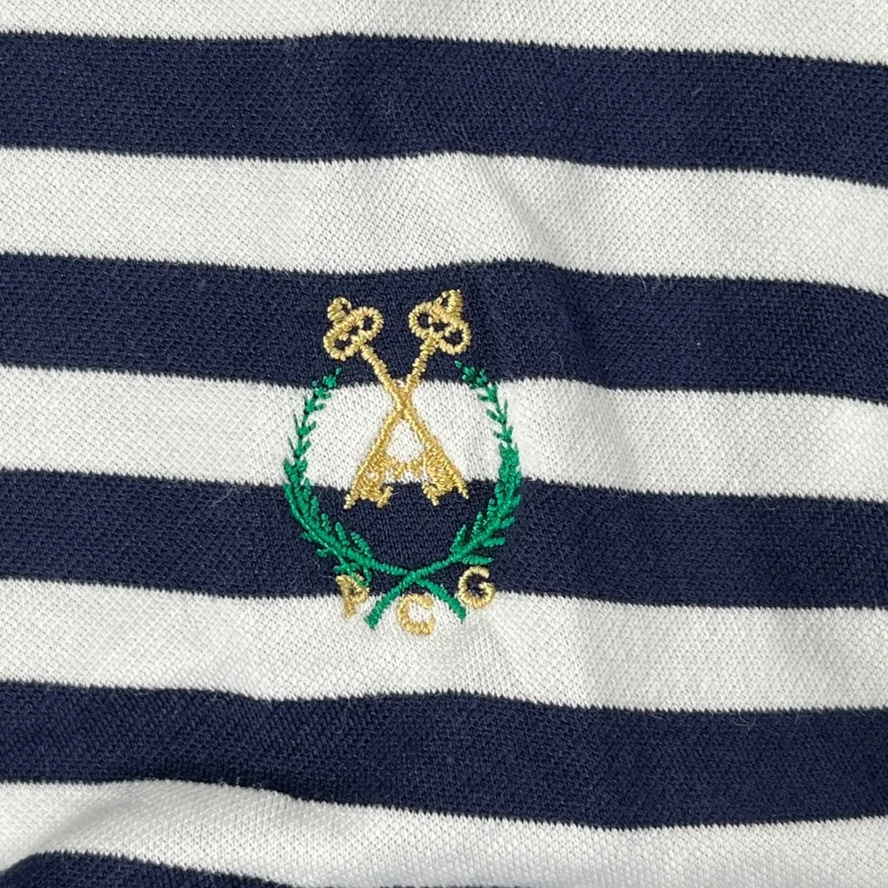 Peachtree Golf Club Ralph Lauren Pro Fit Performance Polo Shirt Men L Navy Sport